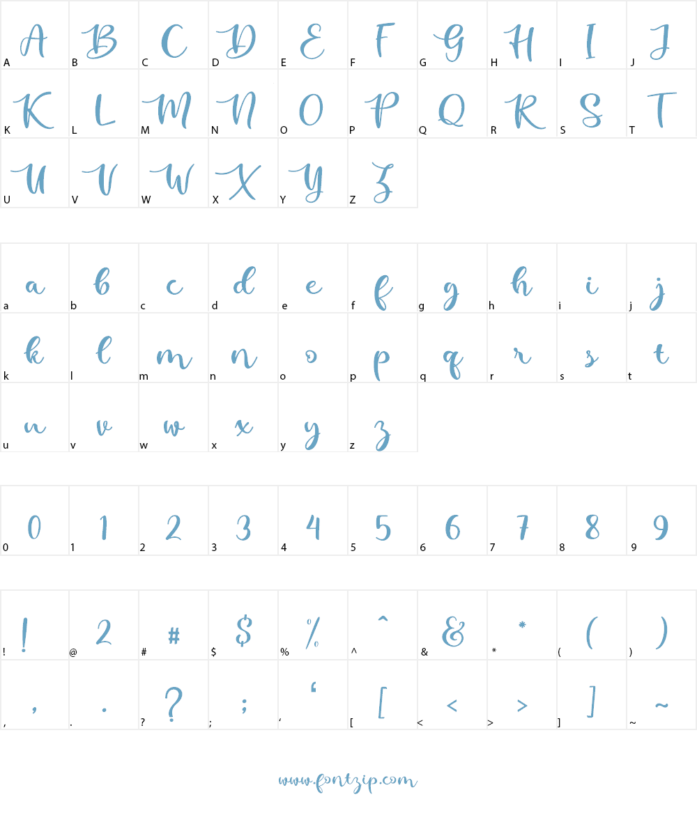 kallithea Font Character